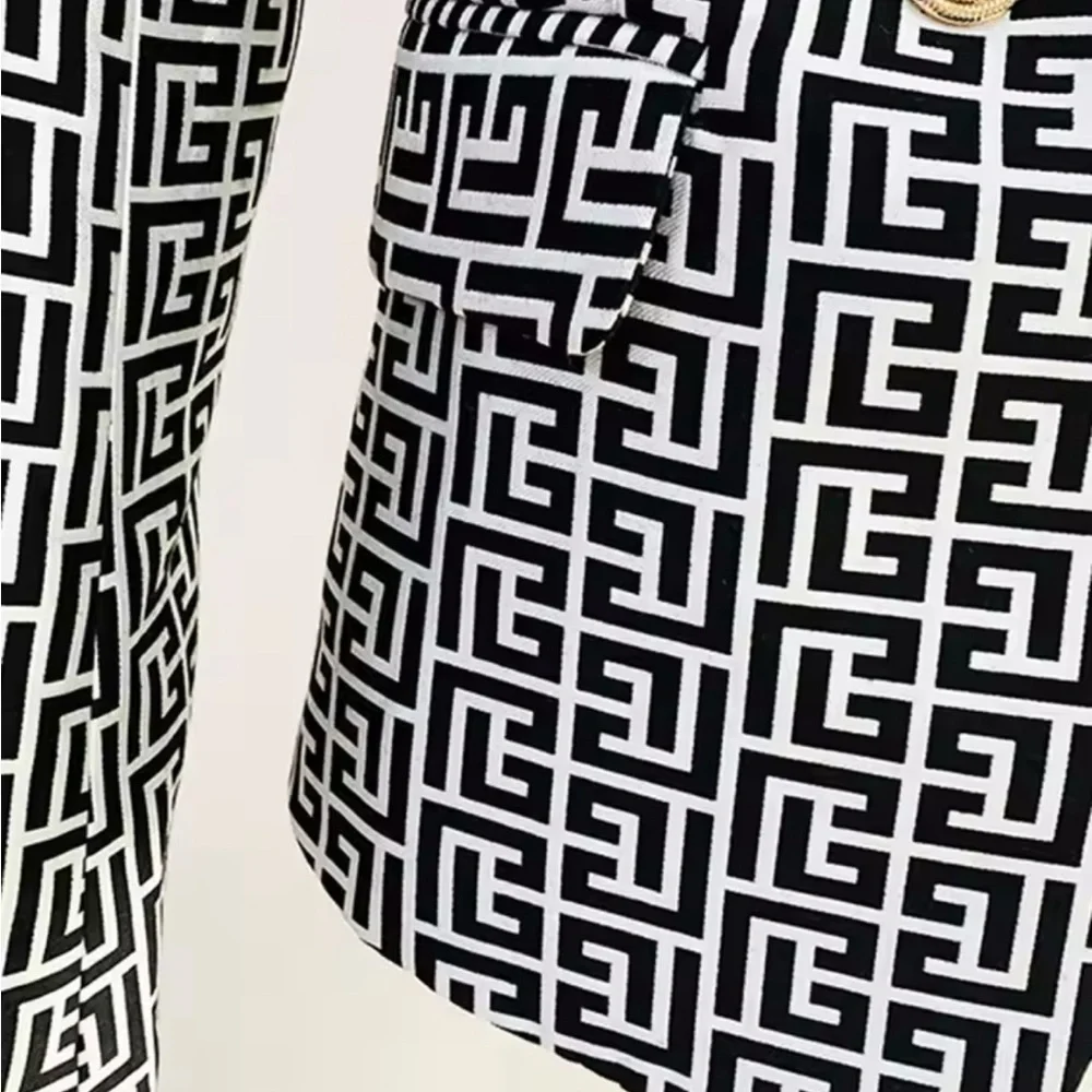 NWOT patterned blazer - Picture 4 of 9